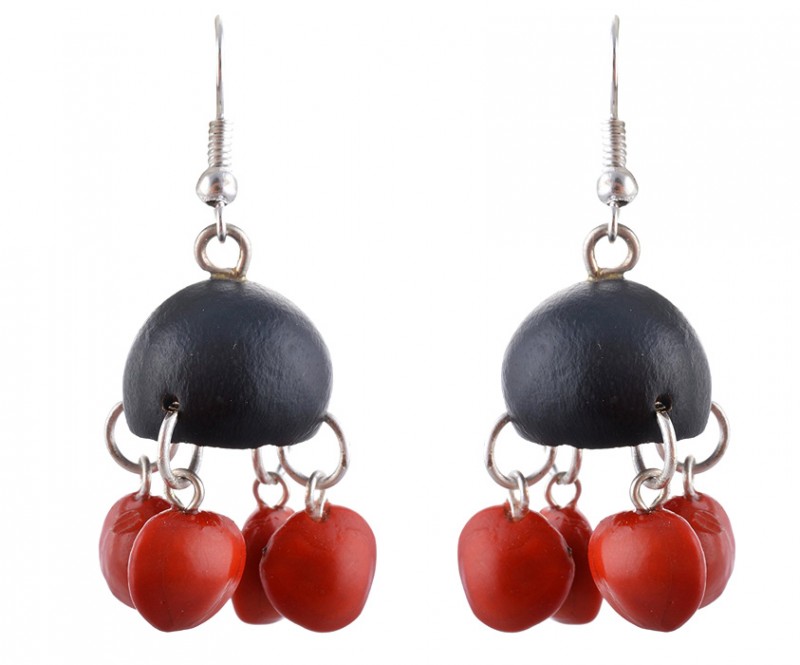 Pukka Parachute Handcrafted Seed Earrings for Women